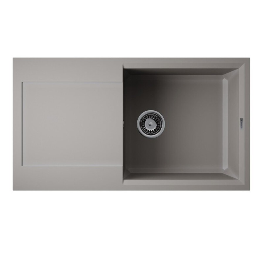 Кухонная мойка Omoikiri Sakaime 78-GR 4993548, 78 см, tetogranit, цвет leningrad grey