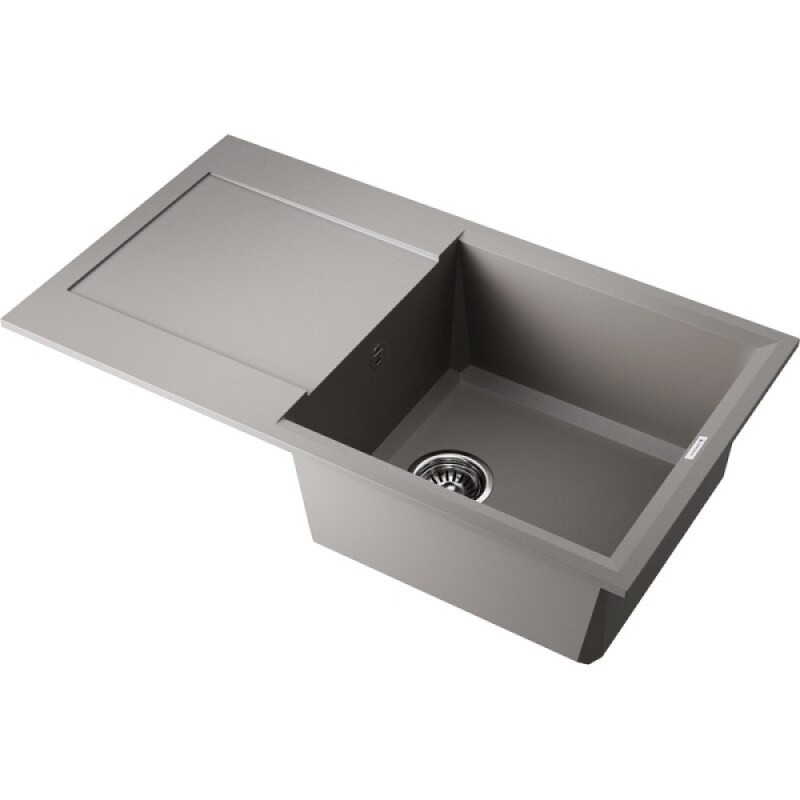Кухонная мойка Omoikiri Sakaime 78-GR 4993548, 78 см, tetogranit, цвет leningrad grey