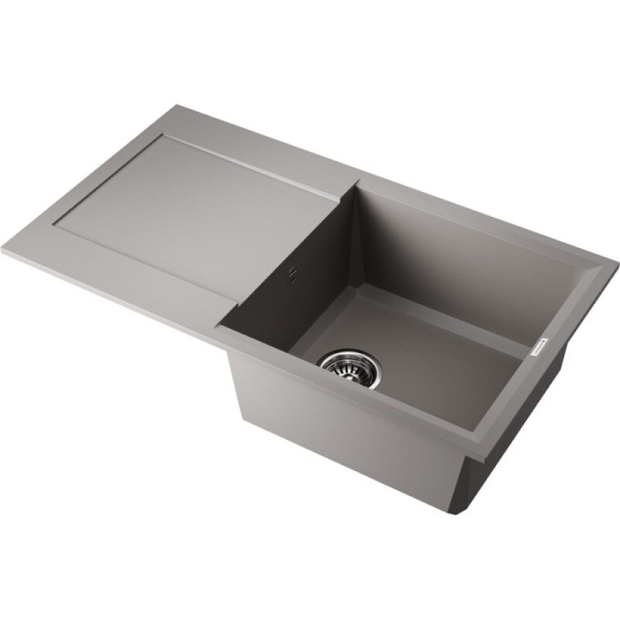 Кухонная мойка Omoikiri Sakaime 78-GR 4993548, 78 см, tetogranit, цвет leningrad grey