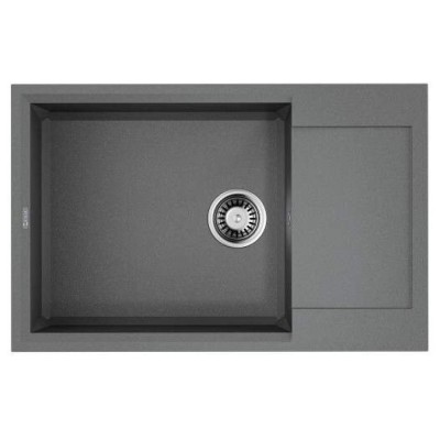 Мойка кухонная Omoikiri Sakaime 78-LB-GR 4993555, 78 см, tetogranit, leningrad grey