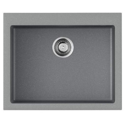 Мойка кухонная Omoikiri Daisen 61-GR 4993557, 61 см, tetogranit, leningrad grey