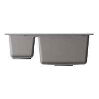 Мойка кухонная Omoikiri Bosen 59-2-GR 4993558, 59 см, tetogranit, цвет leningrad grey