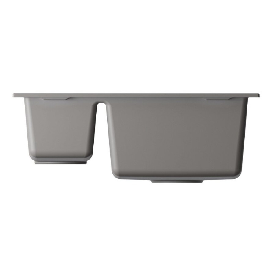 Мойка кухонная Omoikiri Bosen 59-2-GR 4993558, 59 см, tetogranit, цвет leningrad grey
