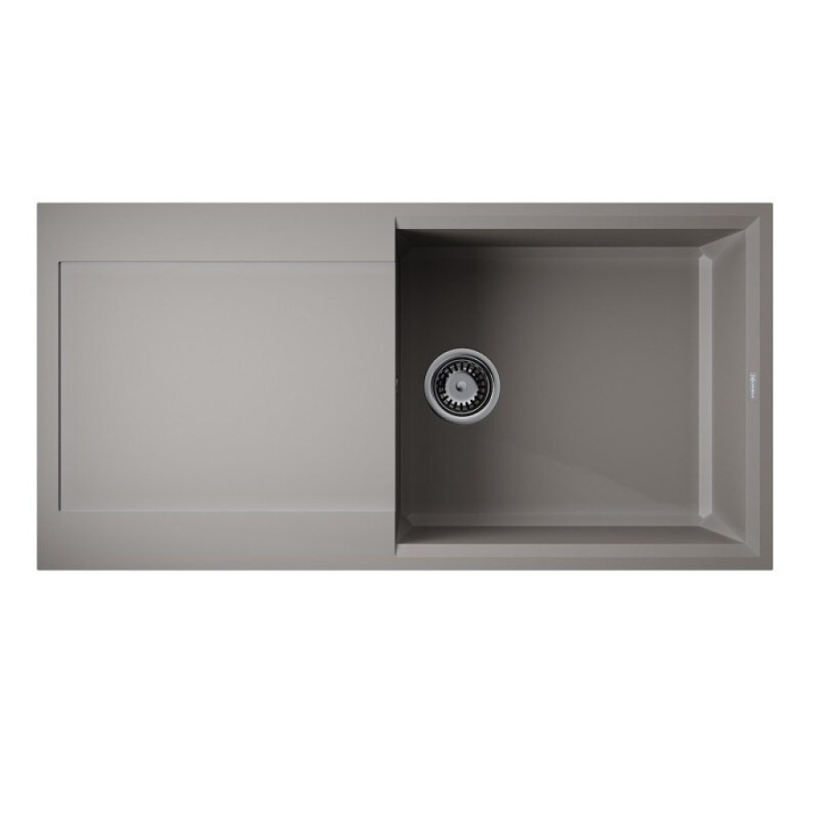 Кухонная мойка Omoikiri Sakaime 100-GR 4993561, 100 см, tetogranit, цвет leningrad grey
