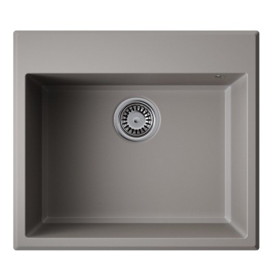 Кухонная мойка Omoikiri Tedori 57 4993566, 57 см, tetogranit, цвет leningrad grey