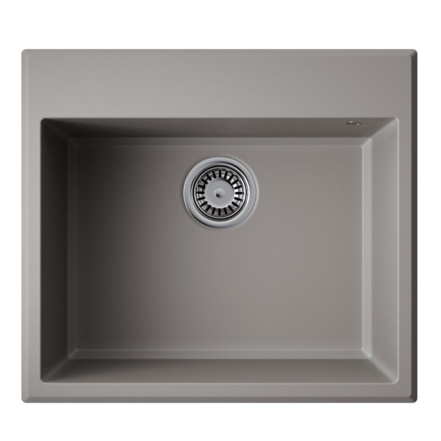 Кухонная мойка Omoikiri Tedori 57 4993566, 57 см, tetogranit, цвет leningrad grey