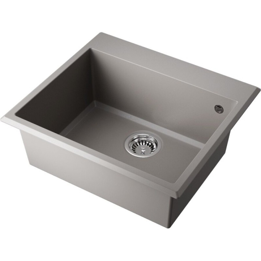 Кухонная мойка Omoikiri Tedori 57 4993566, 57 см, tetogranit, цвет leningrad grey