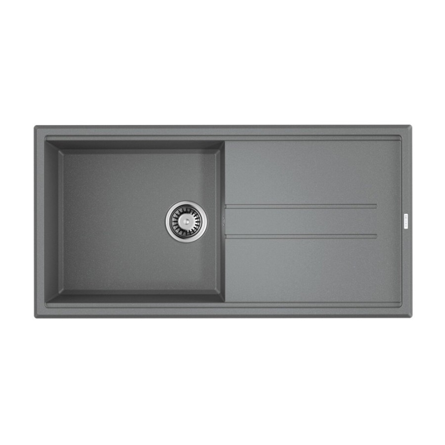 Мойка кухонная Omoikiri Tedori 100-GR 4993567, 100 см, tetogranit, leningrad grey
