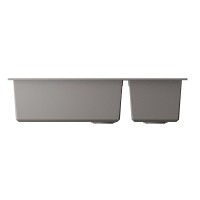 Кухонная мойка Omoikiri Tedori 86-2-LB 4993573, 86 см, tetogranit, цвет leningrad grey
