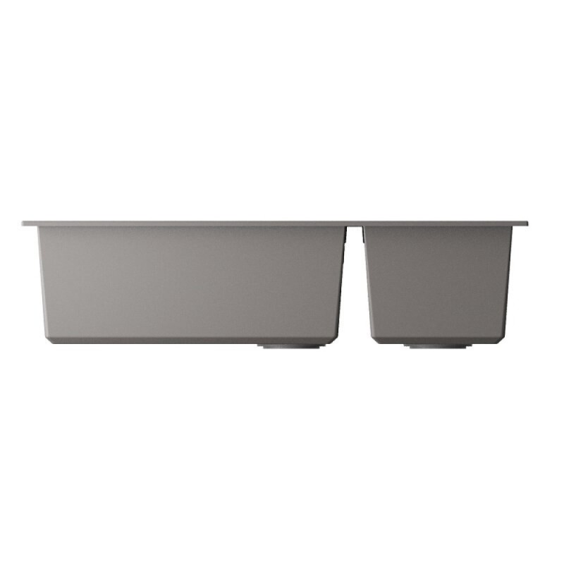 Кухонная мойка Omoikiri Tedori 86-2-LB 4993573, 86 см, tetogranit, цвет leningrad grey