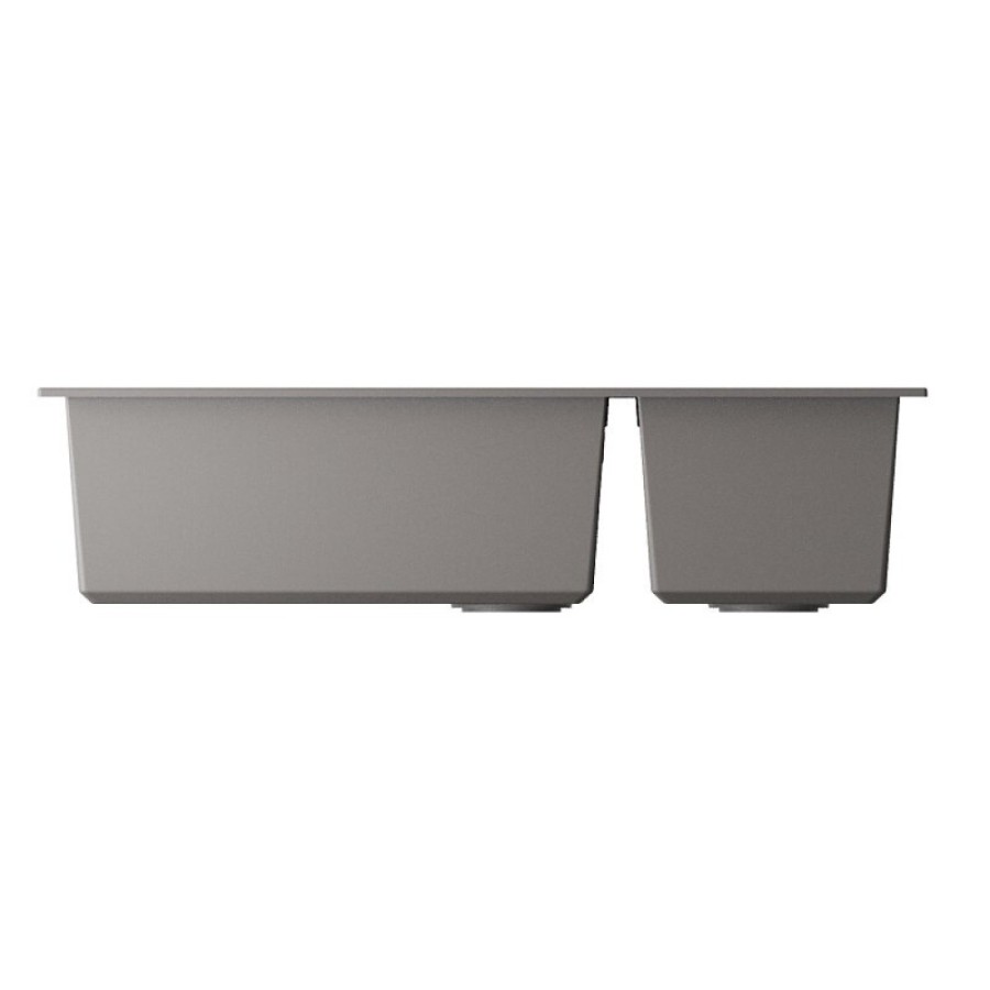 Кухонная мойка Omoikiri Tedori 86-2-LB 4993573, 86 см, tetogranit, цвет leningrad grey