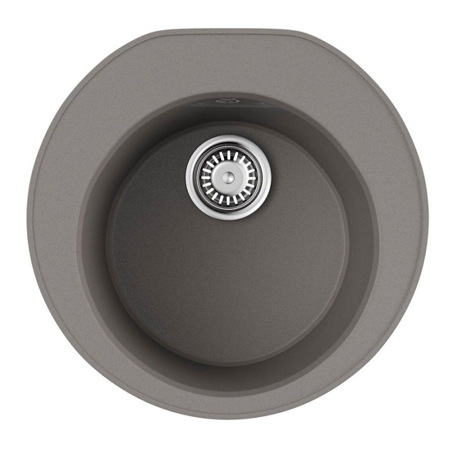 Кухонная мойка Omoikiri Miya 4993582 55R GR, 50 см, tetogranit, серый (leningrad grey)
