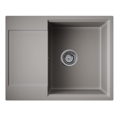 Кухонная мойка Omoikiri Daisen 65T-GR 4993583, 65 см, tetogranit, цвет leningrad grey