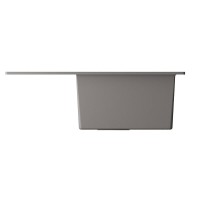 Кухонная мойка Omoikiri Daisen 65T-GR 4993583, 65 см, tetogranit, цвет leningrad grey
