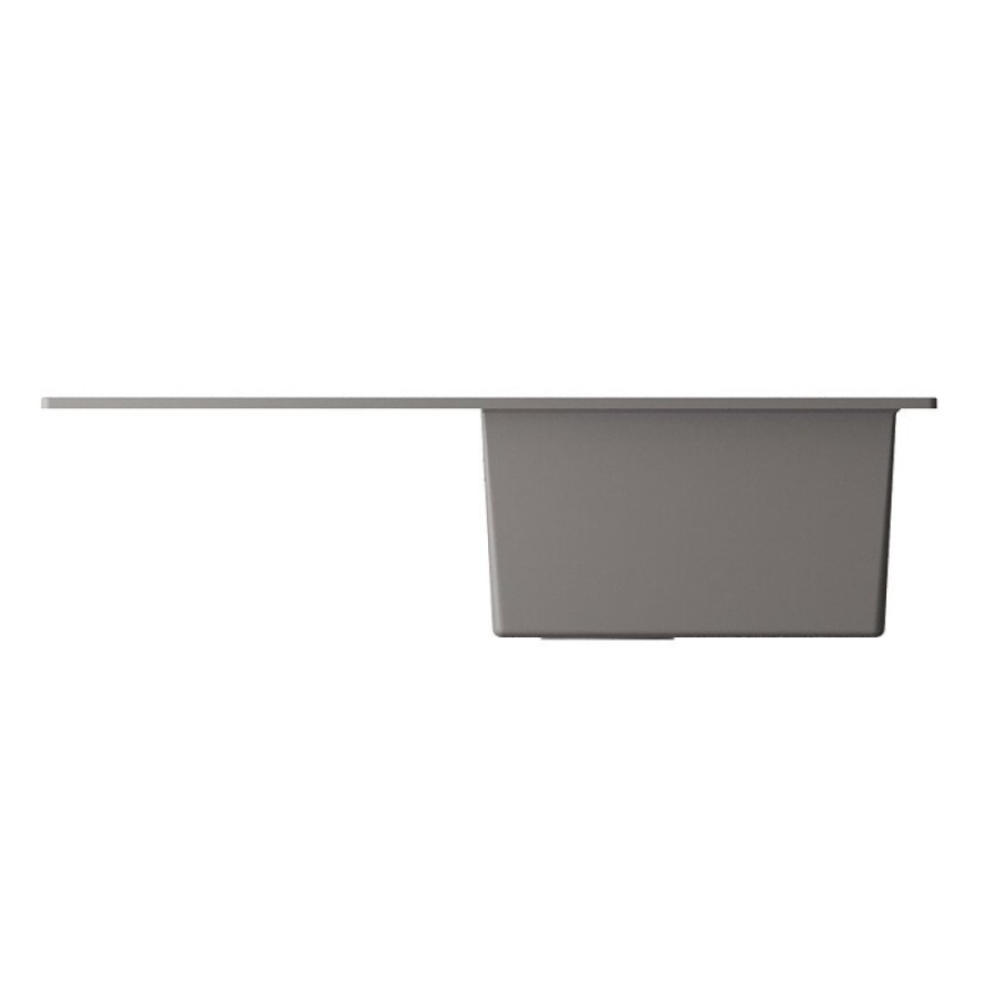 Кухонная мойка Omoikiri Daisen 78T-GR 4993584, 78 см, tetogranit, цвет leningrad grey