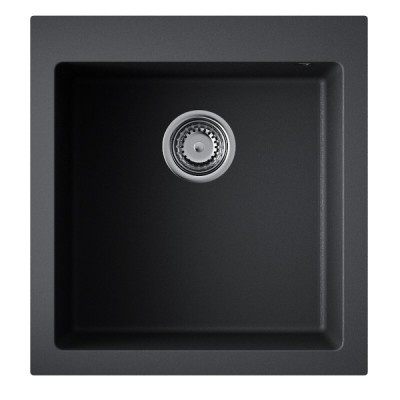Мойка кухонная Omoikiri Bosen 47-BL 4993586, 47 см, tetogranit, цвет черный