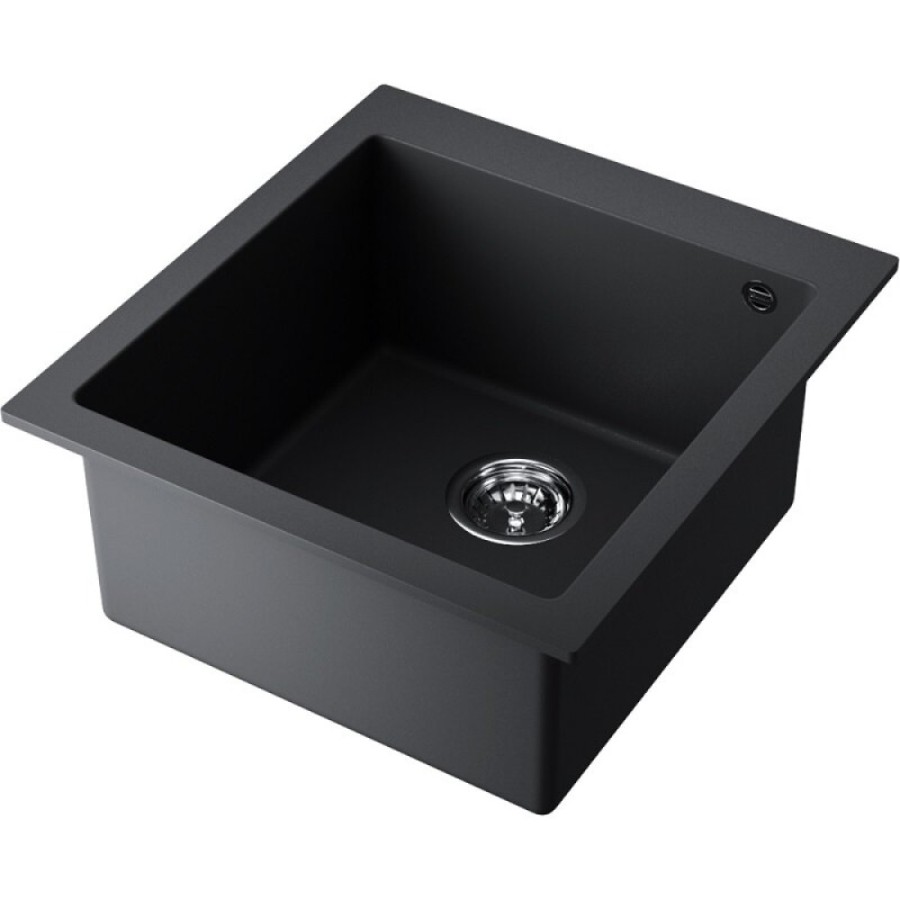 Мойка кухонная Omoikiri Bosen 47-BL 4993586, 47 см, tetogranit, цвет черный
