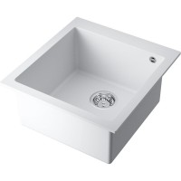 Мойка кухонная Omoikiri Bosen 47-SA 4993589, 47 см, tetogranit, цвет белый