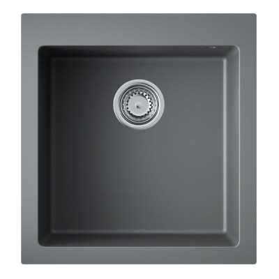 Мойка кухонная Omoikiri Bosen 47-PL 4993591, 47 см, tetogranit, цвет платина