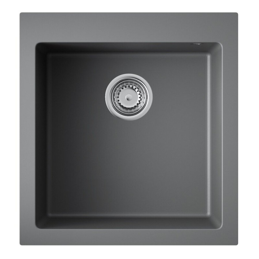 Мойка кухонная Omoikiri Bosen 47-PL 4993591, 47 см, tetogranit, цвет платина