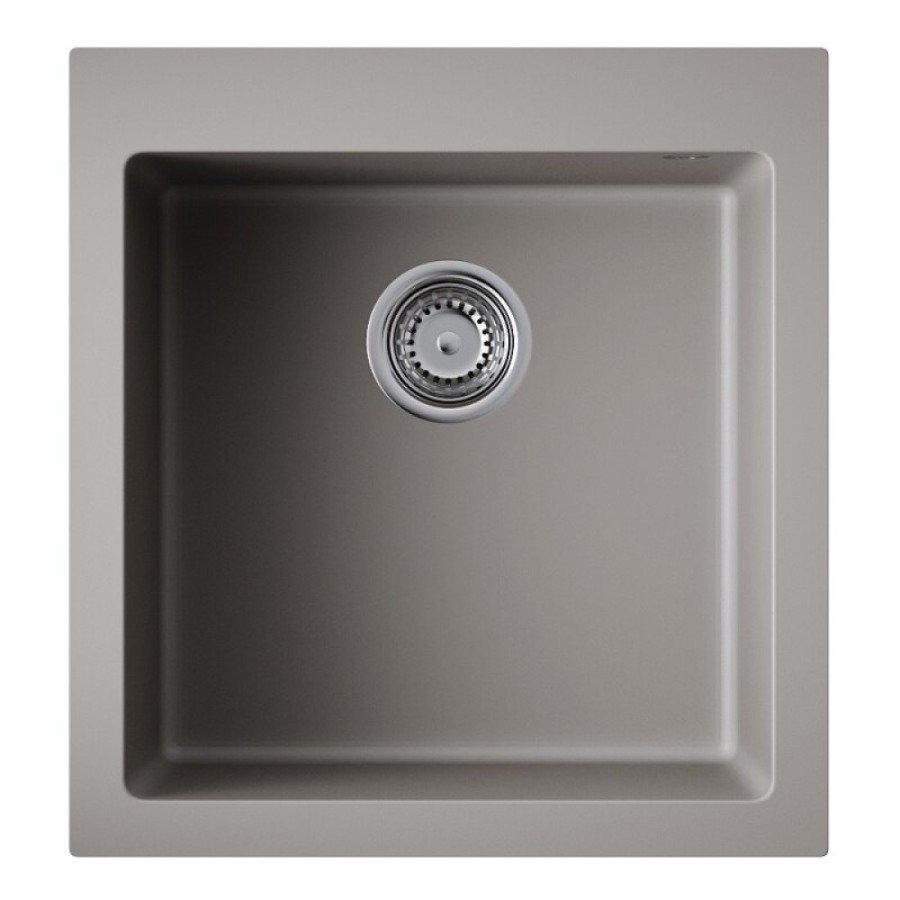 Мойка кухонная Omoikiri Bosen 47-GR 4993594, 47 см, tetogranit, цвет leningrad grey