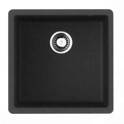 Мойка кухонная Omoikiri Bosen 4993595 44-U, 44 см, tetogranit, черный