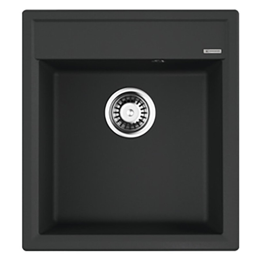 Мойка кухонная Omoikiri Daisen 46-BL 4993614, 46 см, tetogranit, черная