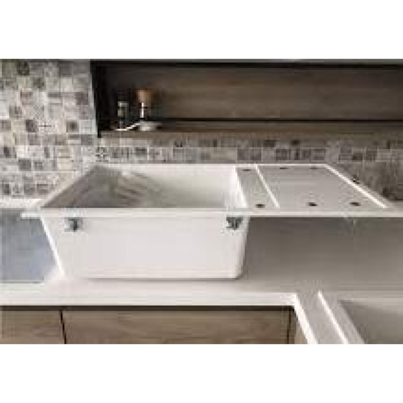 Мойка кухонная Omoikiri Sumi 86-WH 4993649, 86 см, tetogranit, белый
