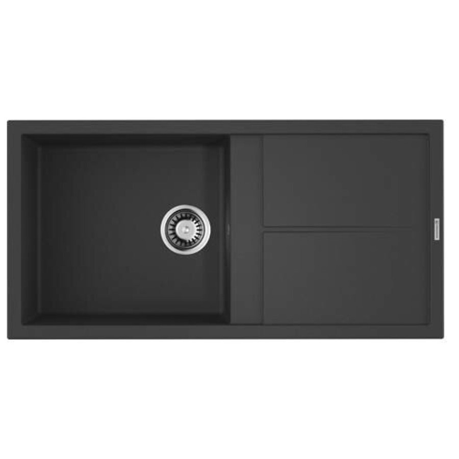 Мойка кухонная Omoikiri Sumi 100-BL 4993654, 100 см, tetogranit, черный