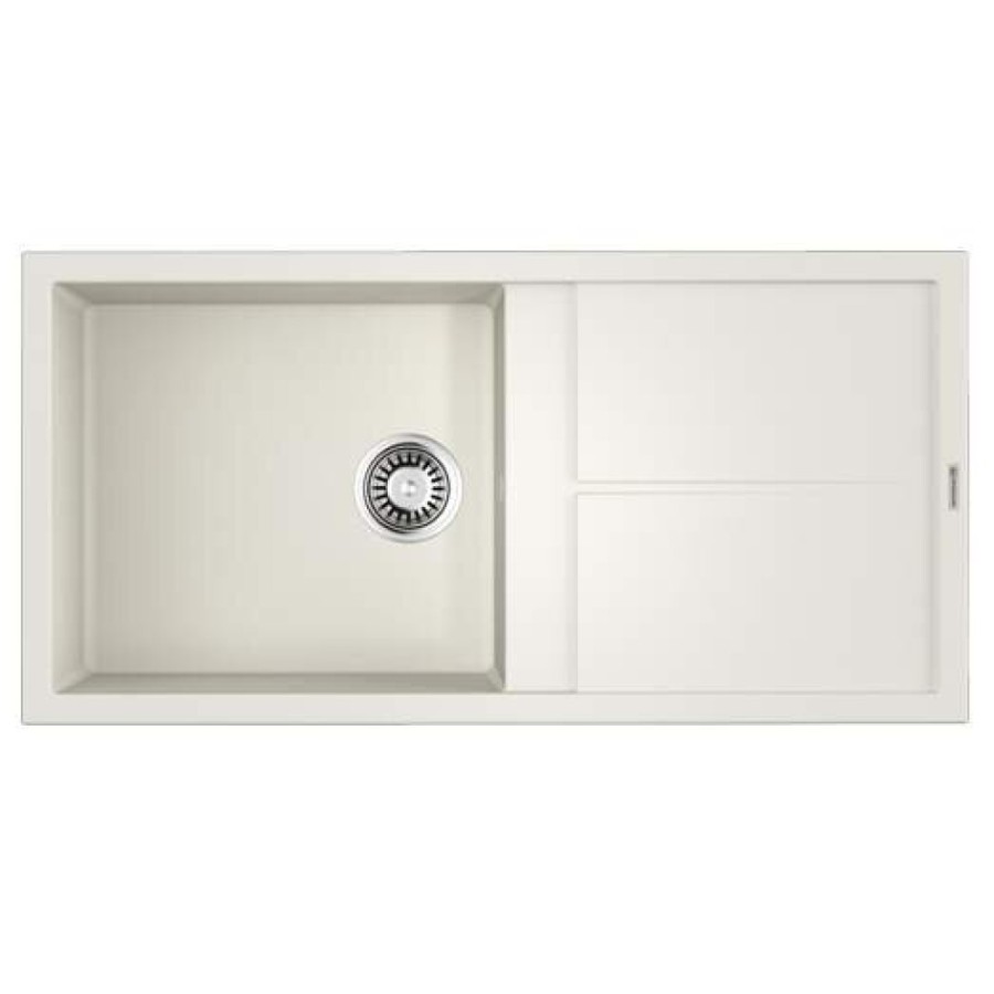 Мойка кухонная Omoikiri Sumi 100-WH 4993657, 100 см, tetogranit, белый