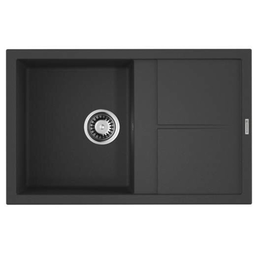 Мойка кухонная Omoikiri Sumi 79-BL 4993662, 79 см, tetogranit, черный
