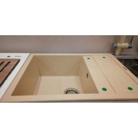 Мойка кухонная Omoikiri Sumi 79-WH 4993665, 79 см, tetogranit, белый