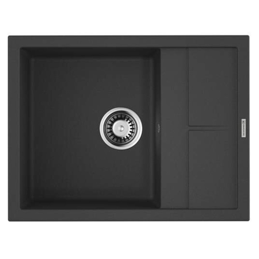 Мойка кухонная Omoikiri Sumi 65-BL 4993670, 65 см, tetogranit, черный