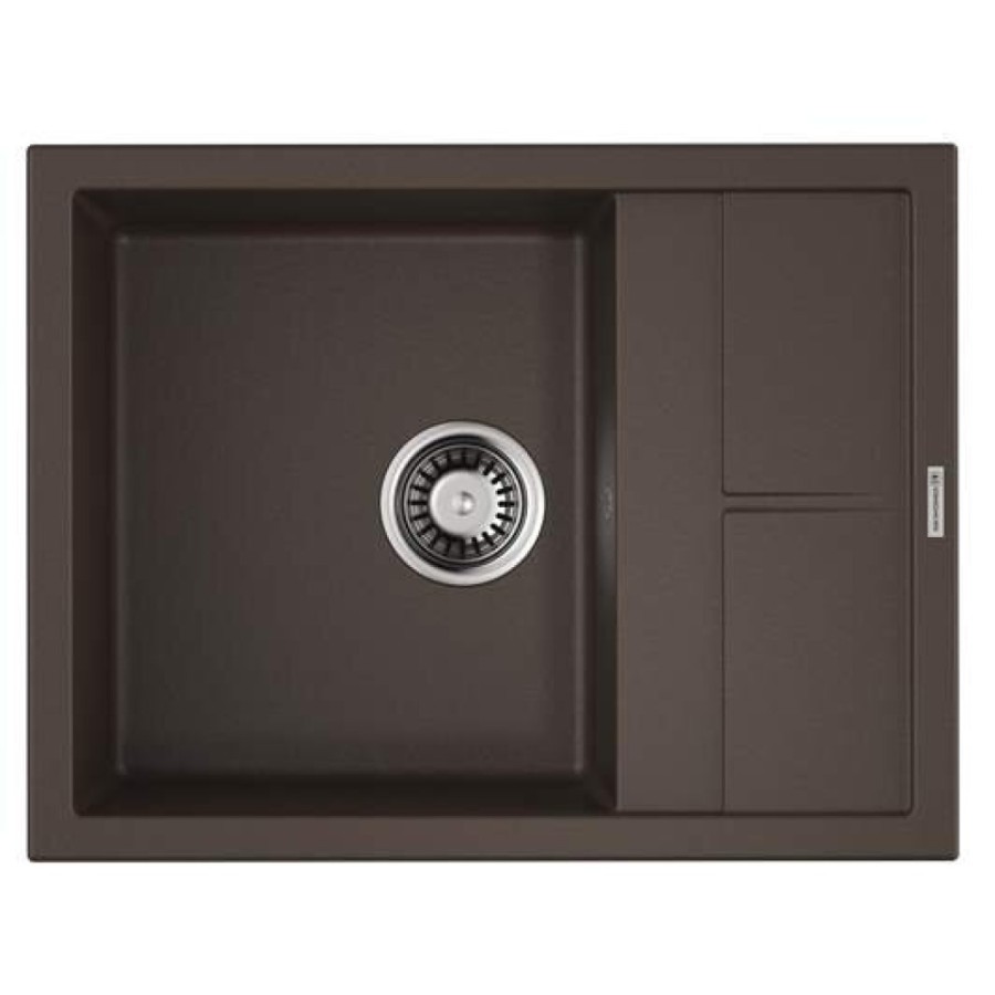 Мойка кухонная Omoikiri Sumi 65-DC 4993674, 65 см, artgranit, темный шоколад