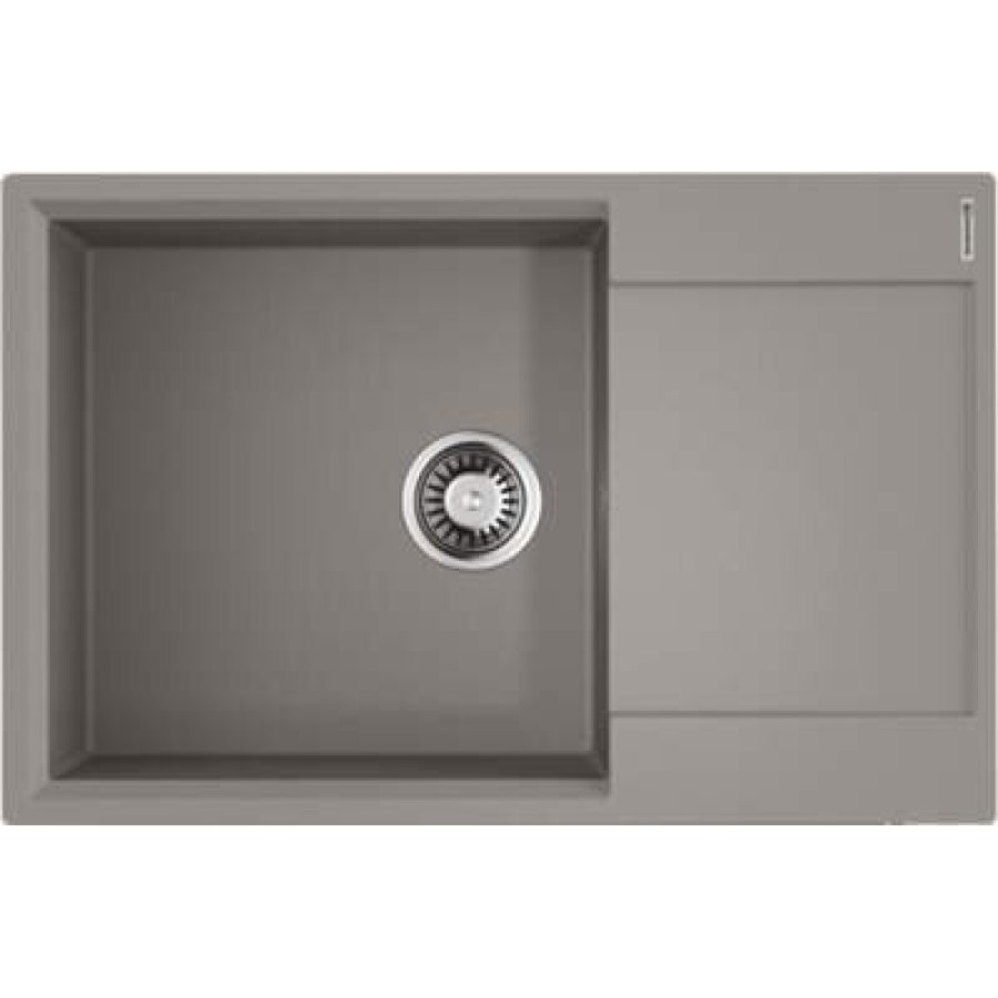 Мойка кухонная Omoikiri Daisen 78-LB-GR 4993690, 78 см, artgranit, Leningrad Grey