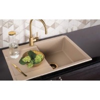 Мойка кухонная Omoikiri Daisen 78-LB-GR 4993690, 78 см, artgranit, Leningrad Grey