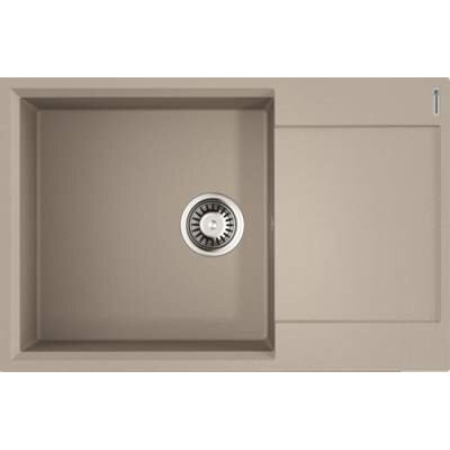 Мойка кухонная Omoikiri Daisen 78-LB-SA 4993693, 78 см, artgranit, бежевый