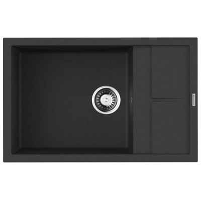 Мойка кухонная Omoikiri Sumi 78-LB-BL 4993719, 79 см, tetogranit, черный