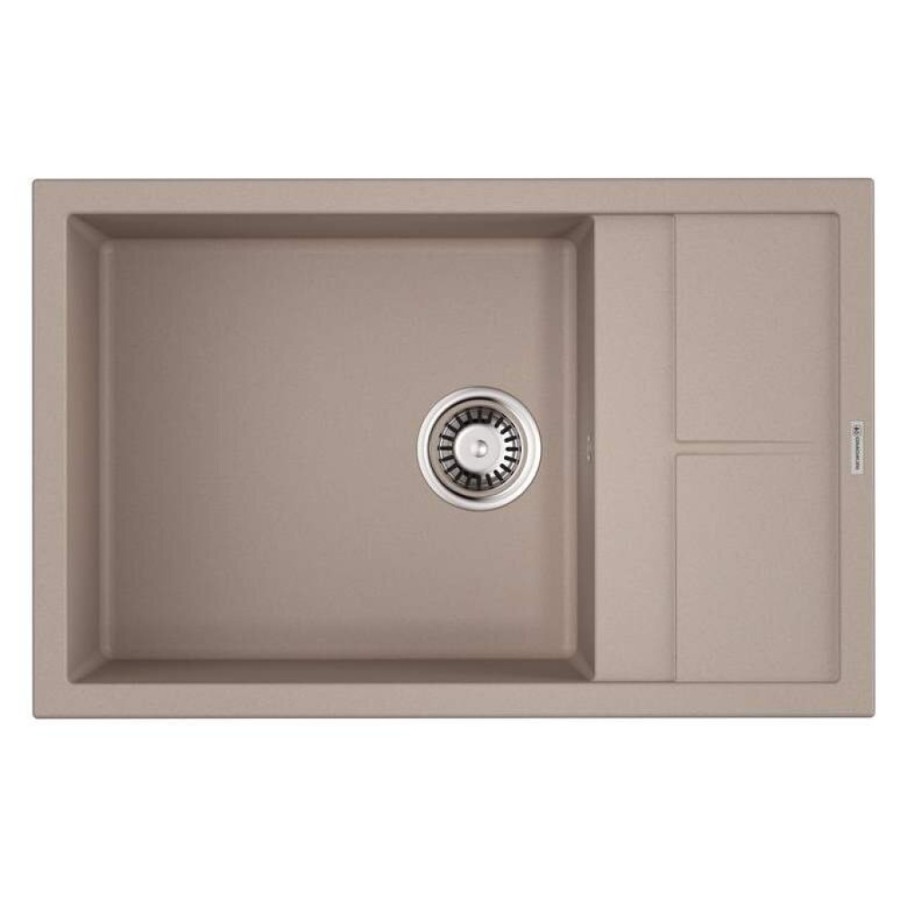 Мойка кухонная Omoikiri Sumi 78-LB-SA 4993721, 78 см, tetogranit, бежевый
