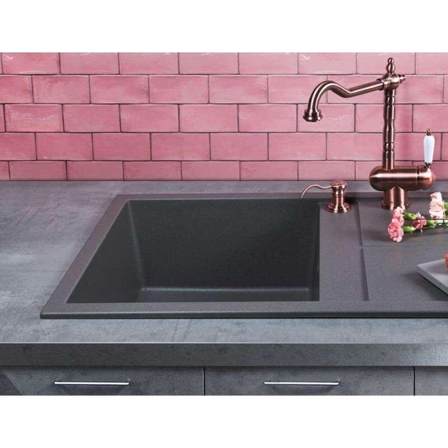 Мойка кухонная Omoikiri Sumi 78-LB-WH 4993722, 78 см, tetogranit, белый