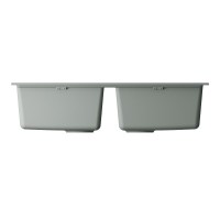 Мойка кухонная Omoikiri Kitagawa 86-2-WG 4993731, 86 см, artceramic, цвет wind green