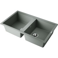 Мойка кухонная Omoikiri Kitagawa 86-2-WG 4993731, 86 см, artceramic, цвет wind green