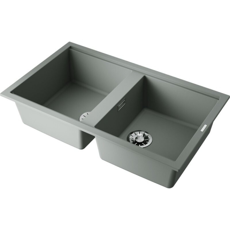 Мойка кухонная Omoikiri Kitagawa 86-2-WG 4993731, 86 см, artceramic, цвет wind green