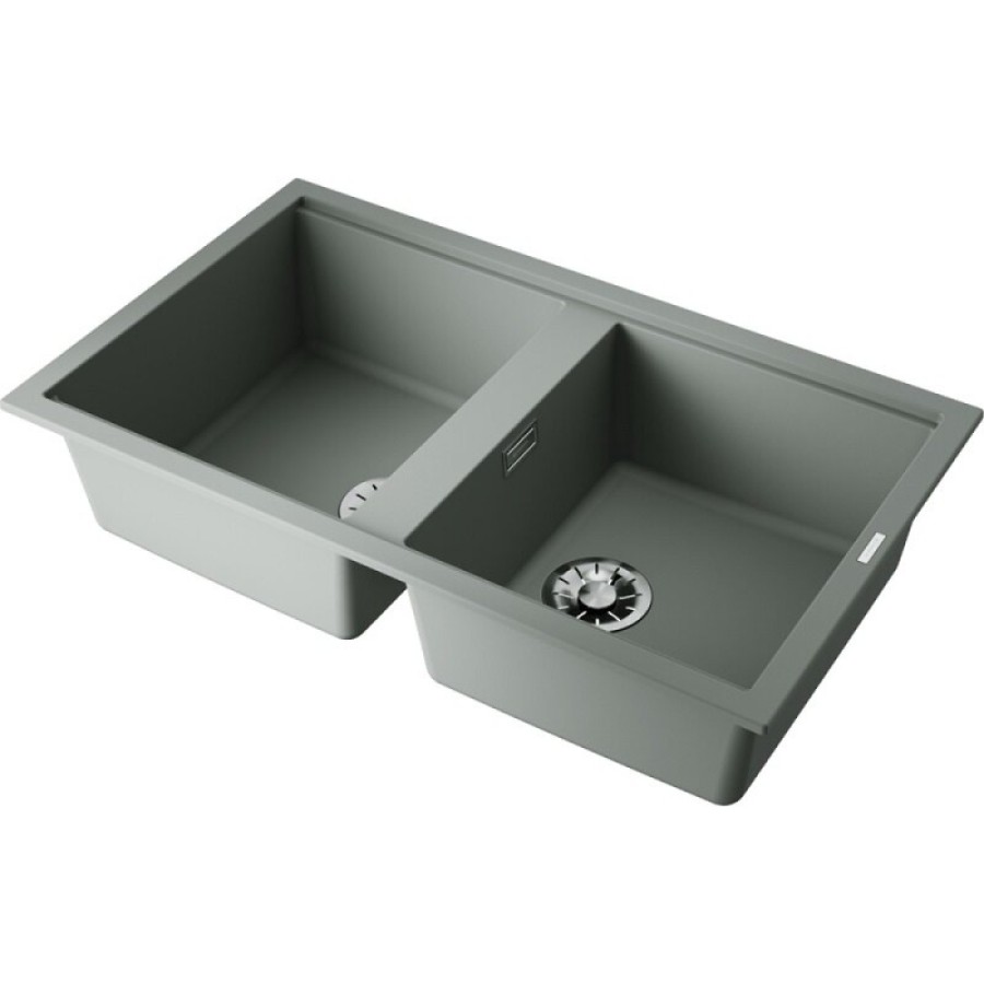 Мойка кухонная Omoikiri Kitagawa 86-2-WG 4993731, 86 см, artceramic, цвет wind green