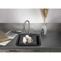 Мойка кухонная Omoikiri Tasogare 51-GR 4993740, 51 см, artgranit, Leningrad grey