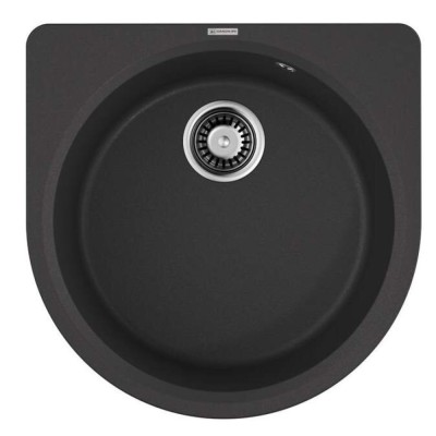 Мойка кухонная Omoikiri Akegata 51-BL 4993758, 51 см, artgranit, черный