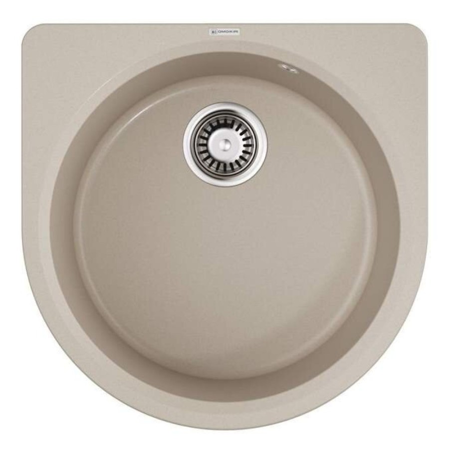 Мойка кухонная Omoikiri Akegata 51-SA 4993759, 51 см, artgranit, бежевый