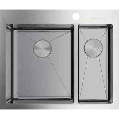 Мойка Omoikiri Akisame 60-2-IN-L 4993775, нержавеющая сталь