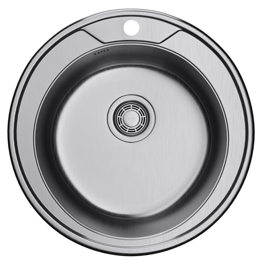 Мойка кухонная Omoikiri Asida 51-IN, 4993785, 51 см, цвет нержавеющая сталь