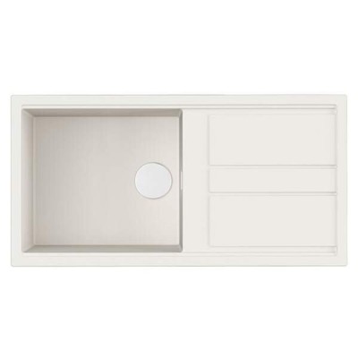 Мойка кухонная Omoikiri Kitagawa 100-WH 4993787, 100 см, artceramic, белый